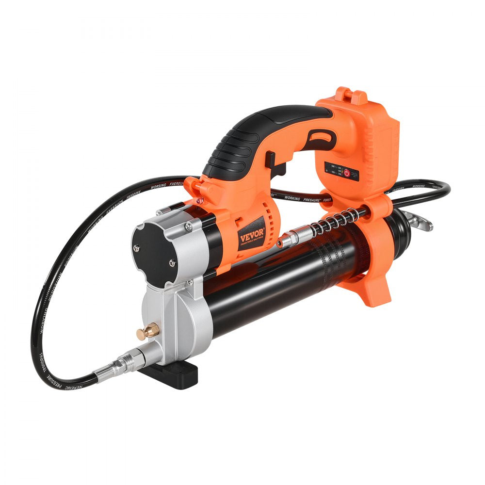 VEVOR Cordless Grease Gun, 8000 PSI Max Pressure, Electric Grease Gun with LED Light & 35.4-inch Long Hose, Compatible with 18V Makita Batteries, Suitable for Greasing Vehicles or Machines(Tool Only)