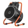 VEVOR Greenhouse Heater, 1500W Electric Space Heater with Thermostat, Fan & High Heat Modes, 25° Adjustable Angle, IPX4 & Overheat Protection, for Grow Tent, Greenhouse, Flower Room, Home Office