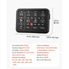 VEVOR 12 Gang Wireless Switch Panel Circuit Control 165 ft Remote Range, for 12-24V Car Truck Pickup Boat UTV SUV, RGB Auto-Dimmable, Toggle Momentary Strobe, 1920W 80A Relay System, Waterproof