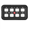 VEVOR 8 Gang Switch Panel RGB Circuit Control Box APP Control Backlight, for 12-24V Car Truck Boat ATV UTV SUV, Toggle Momentary Strobe 3 Mode, 1440W 60A, Multifunctional Relay System, Waterproof