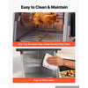 VEVOR Rotisserie Oven Large Capacity 12L Shawarma Grill Machine 1250W, for Chicken, Beef Ribs, Lamb Leg, Grilled Vegetables, Countertop Grill Roaster with Heat-Resistant Door and Timer Control