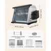 VEVOR Rotisserie Oven Large Capacity 12L Shawarma Grill Machine 1250W, for Chicken, Beef Ribs, Lamb Leg, Grilled Vegetables, Countertop Grill Roaster with Heat-Resistant Door and Timer Control