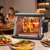 VEVOR Rotisserie Oven Large Capacity 12L Shawarma Grill Machine 1250W, for Chicken, Beef Ribs, Lamb Leg, Grilled Vegetables, Countertop Grill Roaster with Heat-Resistant Door and Timer Control