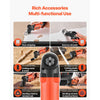 VEVOR Cordless Oscillating Tool, 20V Oscillating Multi Tool Kit with 6 Variable Speeds 8500 - 17000 OPM, 3.2° Oscillation Angle, 2.0Ah Battery Pack & Charger, 12PCS Saw Accessories & LED Work Light