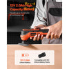 VEVOR Cordless Oscillating Tool, 12V Multitool Oscillating Saw Tool with 6 Variable Speeds 6000 - 17500 OPM, 3.2° Oscillation Angle, 2.0Ah Battery Pack & Charger, 8PCS Saw Accessories & LED Work Light