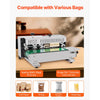 VEVOR Continuous Bag Band Sealing Machine, 0.24-0.47 in/6-12 mm Seal Width, Horizontal Band Sealer Machine with Digital Temperature Control, Stainless Steel Bag Sealer for 0.02-0.8 mm Plastic Bag Film