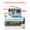 VEVOR Continuous Bag Band Sealing Machine, 0.24-0.47 in/6-12 mm Seal Width, Horizontal Band Sealer Machine with Digital Temperature Control, Bag Sealer for 0.02-0.8 mm Plastic Bags with Count Function