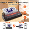 VEVOR Tattoo Stencil Printer, Wireless Bluetooth Tattoo Printer Transfer Stencil Machine with 10Pcs Transfer Paper, Compatible for iOS＆Android Phone, iPad＆PC (with Storage Bag)