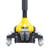 VEVOR Low Profile Floor Jack 2 Ton (4400 lbs) , Heavy Duty Aluminum Hydraulic Racing Floor Jack, Hydraulic Car Jack, Dual Piston Quick Lift Pump, 3.2"-14.6" Height Lifting Range (Yellow)