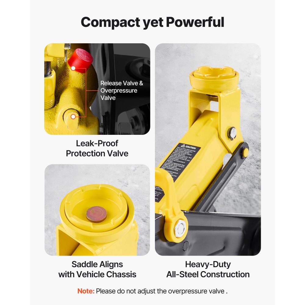 VEVOR Low Profile Floor Jack, 1.5 Ton (3300 lbs) Capacity, Steel Racing Floor Jack with Single Piston Quick Lift Pump, Hydraulic Trolley Car Lift for Sports Cars, Sedans, Lifting Range 5.1-12.2 Inches