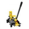 VEVOR Low Profile Floor Jack, 2 Ton (4400 lbs) Capacity, Steel Racing Floor Jack with Stands, Single Piston Quick Lift Pump, Hydraulic Trolley Car Lift for Compact SUVs, Lifting Range 5.1-12.2 Inches
