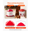 VEVOR Automatic Chicken Feeder & Waterer Set, 5 Gallon/40 Pounds, Rain Proof Hanging Poultry Feeder with Water Cup No Waste, Automatic Gravity, Avoid Small Animals, Suitable for Chicken, Duck, Turkey