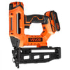 VEVOR Cordless Finish Nailer 20V 16GA Straight Cordless Nailer with Battery, Drives 1-1/4" to 2-1/2" Nails, with 1500 Nails, 2.0Ah Lithium-Ion Battery and Charger, with Ergonomic Handle, Lightweight