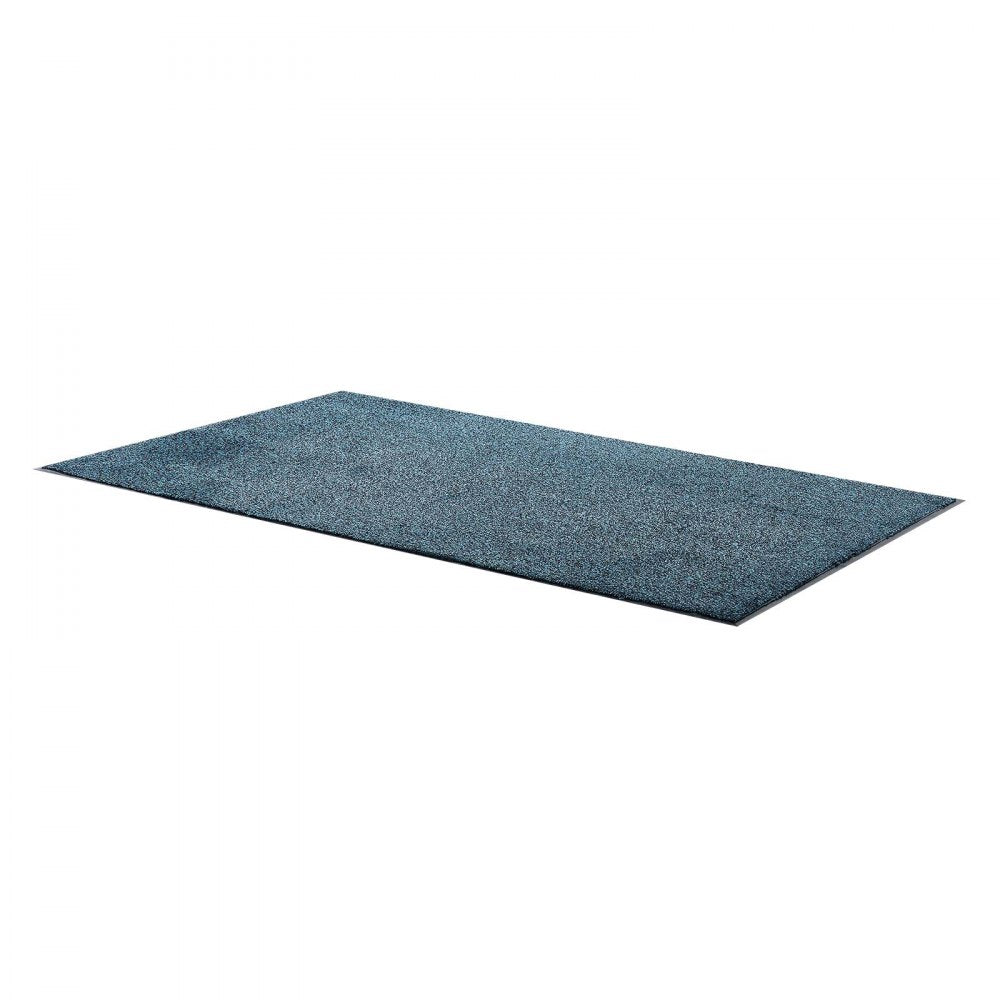 VEVOR Front Door Mat, 6 x 4 ft Commercial Floor Mat for Indoor and Outdoor, Industrial Entrance Carpet with PVC Backing, Heavy Duty Washable Entry Rug for Hallway, Kitchen, Balcony, Garage, Slate Blue