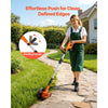 VEVOR Lawn Edger, 8.8-inch Blade Length, Battery Powered Cordless Edger Lawn Tool, with 3-Position Blade Depth, 4000 mAh Battery and Charger Included, for Lawns, Driveways, Yards, and Sidewalk Edges