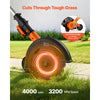 VEVOR Lawn Edger, 8.8-inch Blade Length, Battery Powered Cordless Edger Lawn Tool, with 3-Position Blade Depth, 4000 mAh Battery and Charger Included, for Lawns, Driveways, Yards, and Sidewalk Edges