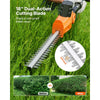 VEVOR Cordless Pole Hedge Trimmer, 20V Electric Bush Trimmer Kit with 18 Inch Double-Edged Steel Blade, 74-94 Inches Telescoping Design for High Branches (2.0Ah Battery and Fast Charger Included)