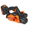 VEVOR Cordless Electric Hand Planer, 3-1/4" Width, 16000 RPM Handheld Wood Planer with Battery 5/64" Adjustable Depth HSS Blades Dual Side Dust Outlet, for Woodworking Wood Planing Surface Smoothing