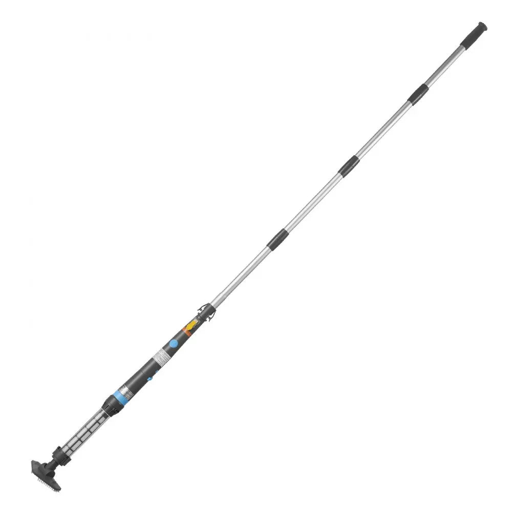 VEVOR Handheld Pool Vacuum, 8.5 GPM Cordless Spa Hot Tub Vacuum with Extension Pole and 2 Brush Heads, 60 Mins Running Time, for Small Debris, Sand, Rechargeable Pool Cleaner for Above Ground Pools