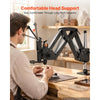 VEVOR Micro Inlaid Mirror Spring Stand Jewelry Microscope Bracket 360° Arm, for Diamond Setting Jewelry Engraving Compatible with Binocular Trinocular Jewelry Microscopes, Multi-Directional Stand Only
