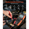 VEVOR Digital Multimeter, 6000-Count TRMS DC/AC Voltmeter Current Tester, Auto-Ranging Multimeter for Current Voltage Resistance Capacitance Temperature Diodes Continuity Low Impedance Measurment