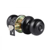 VEVOR 6 Pack Black Door Knobs, Privacy Door Knob with Round Ball, Keyless Exterior & Thumb Turn Lock Interior, All Metal Doorknobs Hardware, Matte Black Modern Design for Bedroom & Bathroom