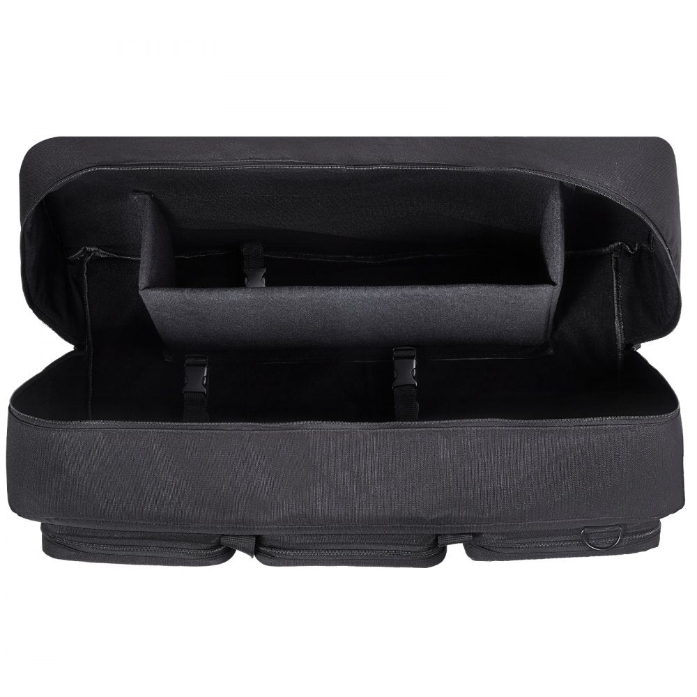 VEVOR Telescope Case, 30”, Telescope Storage Bag with Fixed Buckles, Multi-Pocket & Detachable Divider, Shock-Absorbent Telescope Travel Carrying Case for Optical Tube & Tripod, Counterweight Pocket