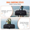 VEVOR Telescope Case, 30.3", Telescope Storage Bag with Fixed Buckles, Multi-Pocket & Detachable Divider, Shock-Absorbent Telescope Travel Carrying Bag for Optical Tube & Tripod, Counterweight Pocket