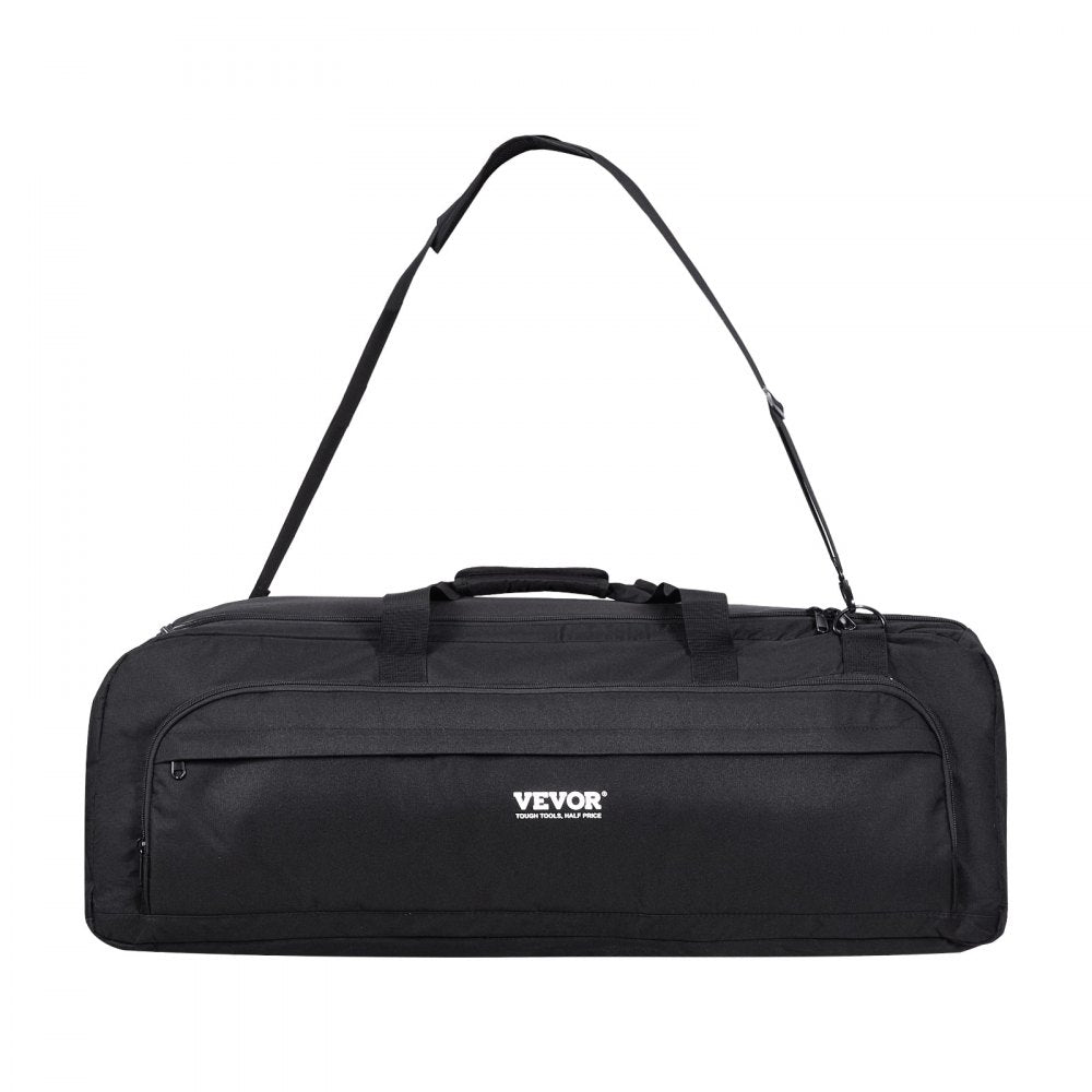 VEVOR Telescope Case, 30.3", Telescope Storage Bag with Fixed Buckles, Multi-Pocket & Detachable Divider, Shock-Absorbent Telescope Travel Carrying Bag for Optical Tube & Tripod, Counterweight Pocket