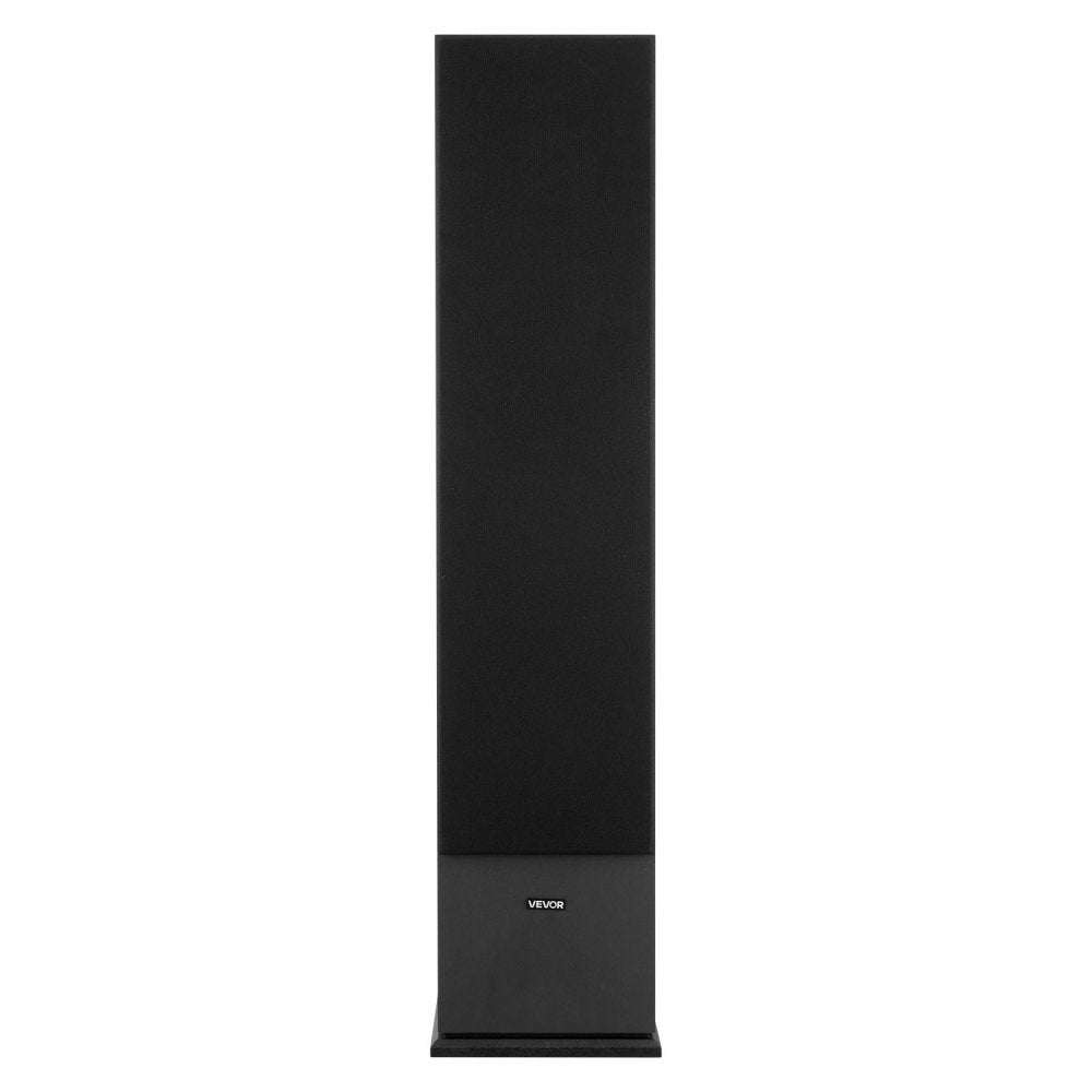 VEVOR Floorstanding Speaker, 2-Way, Floor-Standing Tower Speaker with 1-Inch Tweeter, 6.5-Inch Woofer, 200W Peak Power, 70Hz–20kHz Frequency Response, Durable MDF Enclosure, for Home Audio, Single