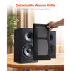 VEVOR Passive Bookshelf Speaker, 300W, Book Shelf Stereo Speakers with 6.5-Inch Woofer and 1-Inch Tweeter, Detachable Grille, 55Hz-20KHz Frequency Response, Wooden Enclosure, for Home Theater (1 Pair)