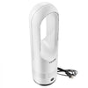 VEVOR Bladeless Tower Fan, 80° Oscillating Standing Fan, 8 Speeds & 9-Hour Timer, 15.42 ft High Velocity Floor Air Circulator, Powerful Airflow with Remote for Bedroom, Living Room, Home, Office,White