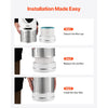 VEVOR Replacement Filter for Tower Fan, Multi-Layers Air Purifier Filter Replacement with High-Density HEPA and Activated Carbon, ideal for Capturing Pollen, Pet Hairs, Smokes and Harmful Odors