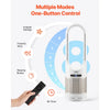 VEVOR Tower Fan Bladeless, 16.4ft/s Velocity Floor Fan that Blows Cold Air, 80° Oscillating 8-Speed Fans, 8H Timer, Standing Fans with H13 HEPA Filtration, Remote Control & Air Purification Mode