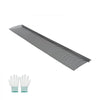 VEVOR Gutter Guard, 6 in Powder-Coated Steel Gutter Screen, Heavy-Duty 75 ft Length, 0.04 in Thickness, Leaf Guard for Debris and Leaves, Easy DIY Install, Fits 6" Standard Systems, 25 Pack, Black