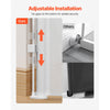 VEVOR Retractable Baby Gate, 34 inch Tall, Extends up to 110 inch Wide, Retractable Gate for Kids or Pets, Mesh Material, Easy to Install for Indoor Stairs, Doorways, Hallways, Playrooms, White