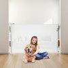 VEVOR Retractable Baby Gate, Extends to 57 inch Wide, 38.5 inch Tall, with Security Lock, Easy to Use, Walk Through Without Tripping, Mesh Dog Gate for Stairs, Hallways, Indoor/Outdoor, White