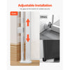 VEVOR Retractable Baby Gate, 34 inch Tall, Extends up to 55 inch Wide, Retractable Gate for Kids or Pets, Mesh Material, Easy to Install for Indoor Stairs, Doorways, Hallways, Playrooms, White