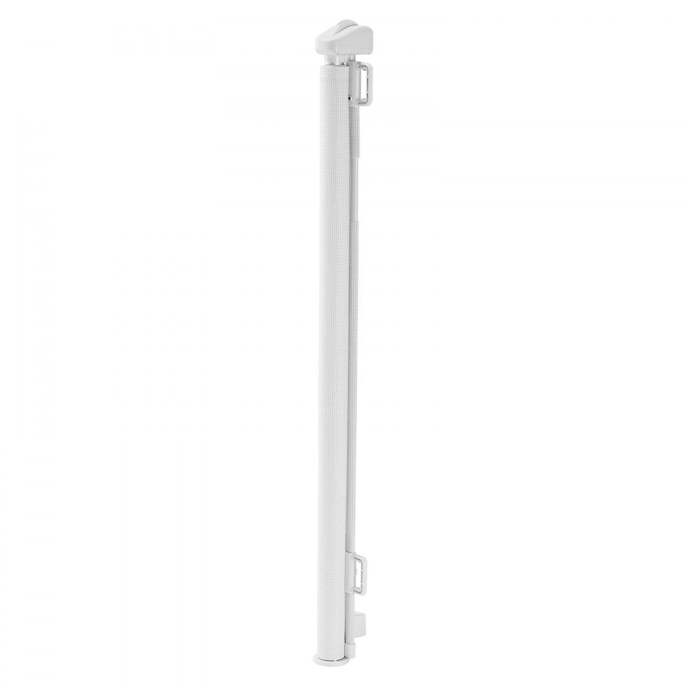 VEVOR Retractable Baby Gate, Extends to 56.3 inch Wide, 31.3 inch Tall, with Security Lock, Easy to Use, Walk Through Without Tripping, Mesh Dog Gate for Stairs, Hallways, Indoor/Outdoor, White