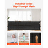 VEVOR Retractable Baby Gate, 34 inch Tall, Extends up to 110 inch Wide, Retractable Gate for Kids or Pets, Mesh Material, Easy to Install for Indoor Stairs, Doorways, Hallways, Playrooms, Black
