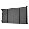VEVOR Retractable Baby Gate, Extends to 163.3 inch Extra Wide, 39 inch Tall, with Reinforced Fiberglass Strips, Avoids Crawling Through, Mesh Dog Gate for Decks, Doorways, Garages, Indoor, Black