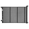 VEVOR Retractable Baby Gate, Extends to 202.7 inch Extra Wide, 39 inch Tall, with Reinforced Fiberglass Strips, Avoids Crawling Through, Mesh Dog Gate for Decks, Doorways, Garages, Indoor, Black