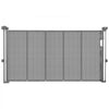 VEVOR Retractable Baby Gate, 34 inch Tall, Extends up to 55 inch Wide, Retractable Gate for Kids or Pets, Mesh Material, Easy to Install for Indoor Stairs, Doorways, Hallways, Playrooms, Gray