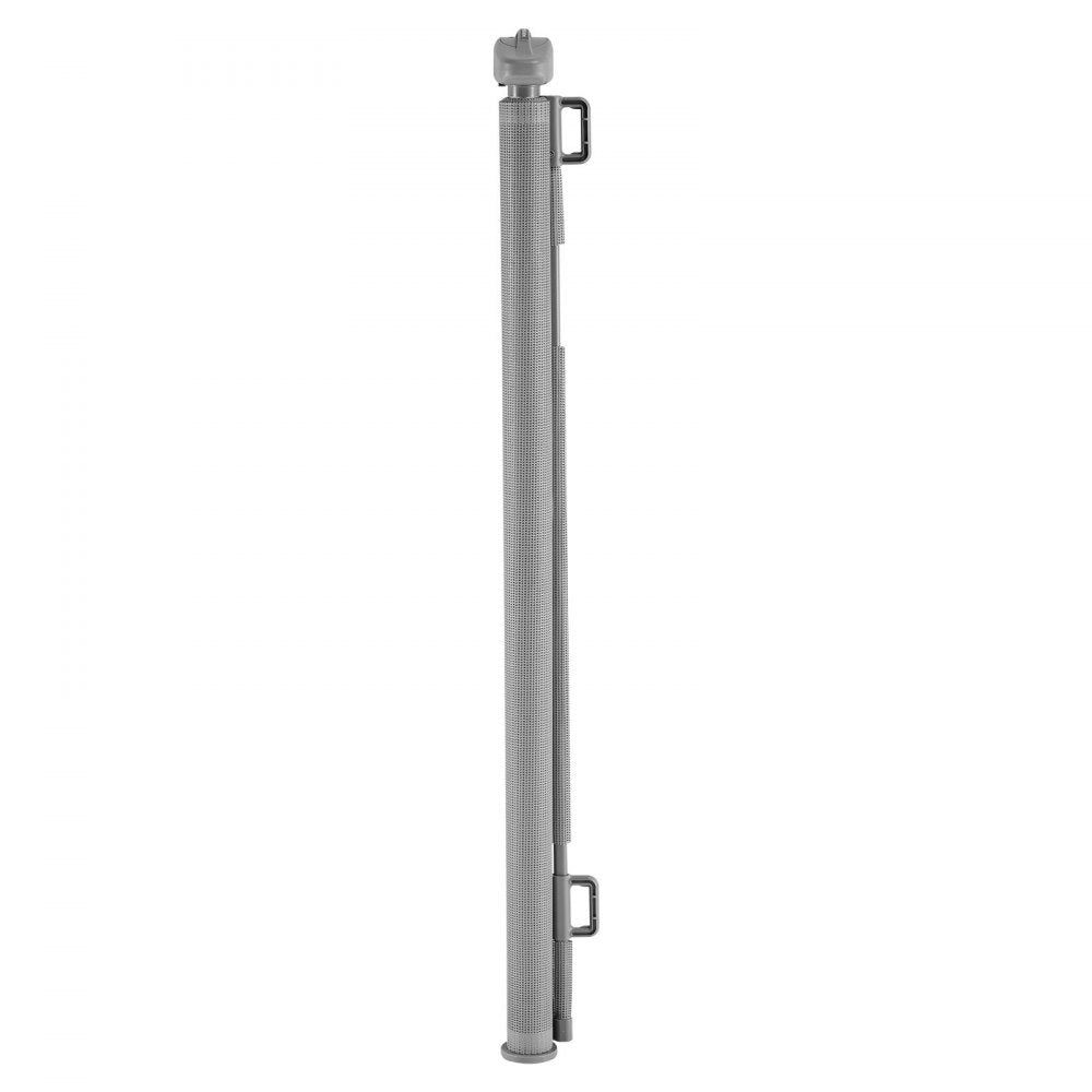 VEVOR Retractable Baby Gate, Extends to 57 inch Wide, 38.5 inch Tall, with Security Lock, Easy to Use, Walk Through Without Tripping, Mesh Dog Gate for Stairs, Hallways, Indoor/Outdoor, Gray