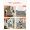 VEVOR Retractable Baby Gate, Extends to 56.3 inch Wide, 31.3 inch Tall, with Security Lock, Easy to Use, Walk Through Without Tripping, Mesh Dog Gate for Stairs, Hallways, Indoor/Outdoor, Gray