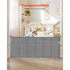 VEVOR Retractable Baby Gate, 34 inch Tall, Extends up to 71 inch Wide, Retractable Gate for Kids or Pets, Mesh Material, Easy to Install for Indoor Stairs, Doorways, Hallways, Playrooms, Gray