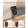 VEVOR Retractable Baby Gate, Extends to 72.8 inch Wide, 31.3 inch Tall, with Security Lock, Easy to Use, Walk Through Without Tripping, Mesh Dog Gate for Stairs, Hallways, Indoor/Outdoor, Black