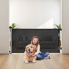 VEVOR Retractable Baby Gate, Extends to 72.8 inch Wide, 31.3 inch Tall, with Security Lock, Easy to Use, Walk Through Without Tripping, Mesh Dog Gate for Stairs, Hallways, Indoor/Outdoor, Black