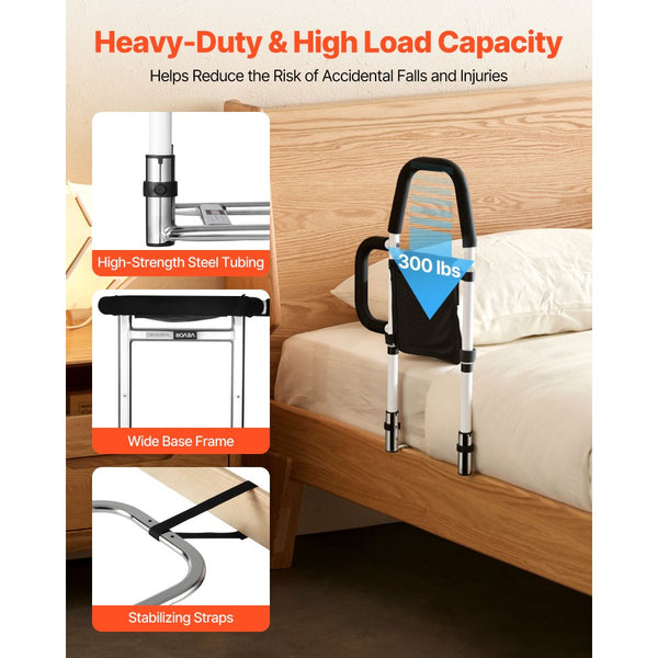 Vevor Bed Rail Bedside Assist Rail for Elderly New – FactoryPure