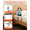 VEVOR Bed Rail for Elderly, Bedside Assist Rails with PU Handrail, Adjustable Height Pipe Bedside Cane, High-Strength Carbon Steel Bed Bars for Seniors & Patients, Fits King, Queen, Full, Twin